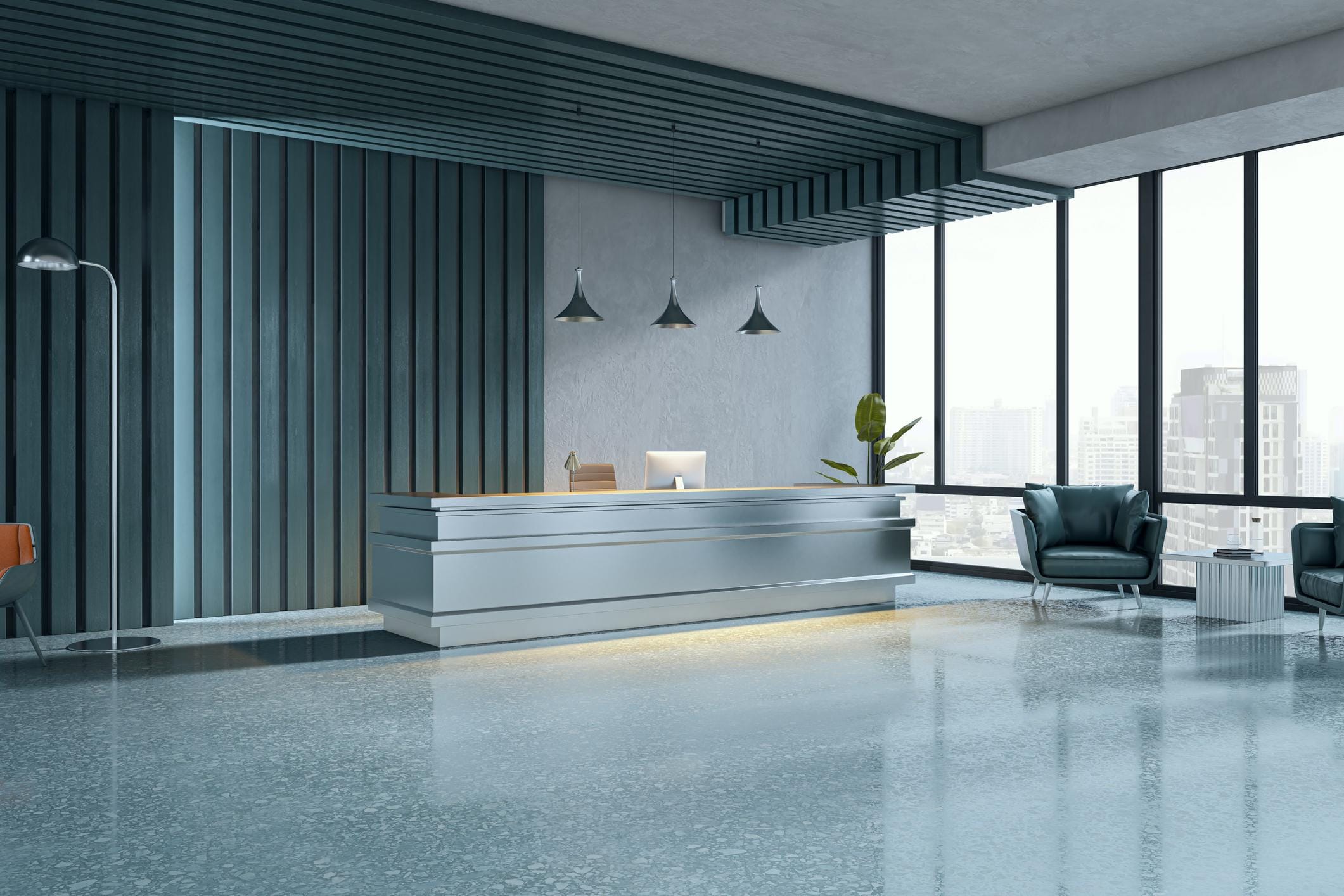 تصميم مكاتب شركات في عمان مكتب حديث لشركة تجارية