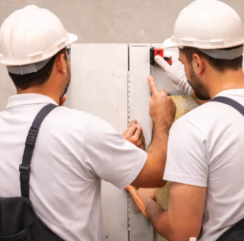 Interior wall installation process jordan - ديكورات الجدران الداخلية والكسوات الحديثة